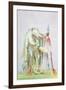 Blackfoot Medicine Man-George Catlin-Framed Giclee Print