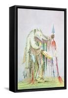 Blackfoot Medicine Man-George Catlin-Framed Stretched Canvas