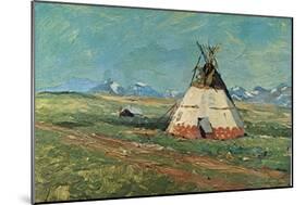 Blackfoot Reservation Montana-Charles Shreyvogel-Mounted Art Print