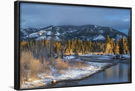 Blackfoot River at Sunrise Near Ovando, Montana, USA-Chuck Haney-Framed Photographic Print