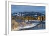 Blackfoot River at Sunrise Near Ovando, Montana, USA-Chuck Haney-Framed Photographic Print