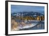 Blackfoot River at Sunrise Near Ovando, Montana, USA-Chuck Haney-Framed Photographic Print