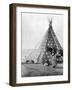 Blackfoot Tepee, c1927-Edward S. Curtis-Framed Giclee Print