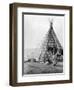 Blackfoot Tepee, c1927-Edward S. Curtis-Framed Giclee Print