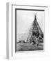 Blackfoot Tepee, c1927-Edward S. Curtis-Framed Giclee Print