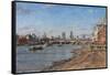 Blackfriars and the City-Richard Foster-Framed Stretched Canvas
