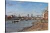 Blackfriars and the City-Richard Foster-Stretched Canvas