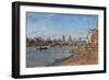 Blackfriars and the City-Richard Foster-Framed Giclee Print