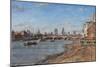 Blackfriars and the City-Richard Foster-Mounted Giclee Print