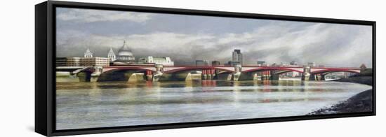 Blackfriars Bridge, 1996-Isabel Hutchison-Framed Stretched Canvas