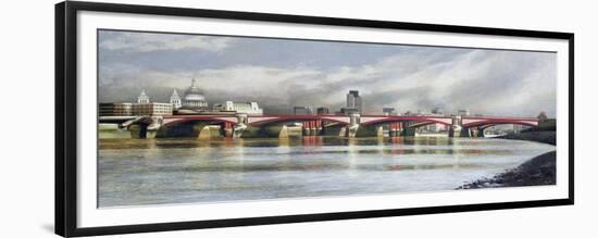 Blackfriars Bridge, 1996-Isabel Hutchison-Framed Giclee Print