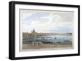 Blackfriars Bridge, London, 1795-Joseph Constantine Stadler-Framed Giclee Print