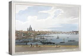 Blackfriars Bridge, London, 1795-Joseph Constantine Stadler-Stretched Canvas