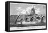Blackfriars Bridge, London, 1803-null-Framed Stretched Canvas