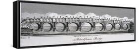 Blackfriars Bridge, London, 1806-Samuel Owen-Framed Stretched Canvas