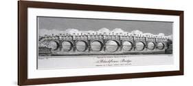 Blackfriars Bridge, London, 1806-Samuel Owen-Framed Giclee Print