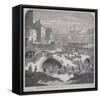 Blackfriars Bridge, London, 1863-Mason Jackson-Framed Stretched Canvas