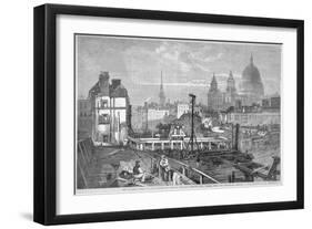 Blackfriars Bridge, London, 1864-Mason Jackson-Framed Giclee Print