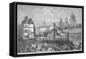Blackfriars Bridge, London, 1864-Mason Jackson-Framed Stretched Canvas