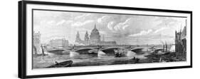 Blackfriars Bridge, London, 1869-null-Framed Premium Giclee Print