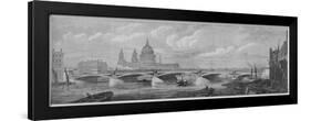 Blackfriars Bridge, London, 1869-null-Framed Giclee Print