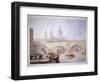 Blackfriars Bridge, London-null-Framed Giclee Print
