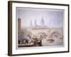 Blackfriars Bridge, London-null-Framed Giclee Print