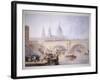 Blackfriars Bridge, London-null-Framed Giclee Print