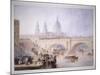Blackfriars Bridge, London-null-Mounted Giclee Print