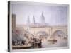 Blackfriars Bridge, London-null-Stretched Canvas