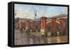 Blackfriars Bridge-Richard Foster-Framed Stretched Canvas