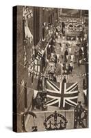 Blackfriars, London, Decoarted for King George Vis Coronation, 1937-null-Stretched Canvas