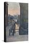 'Blackfriars Pier', c1901-Tony Grubhofer-Stretched Canvas