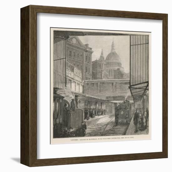 Blackfriars Station-null-Framed Art Print