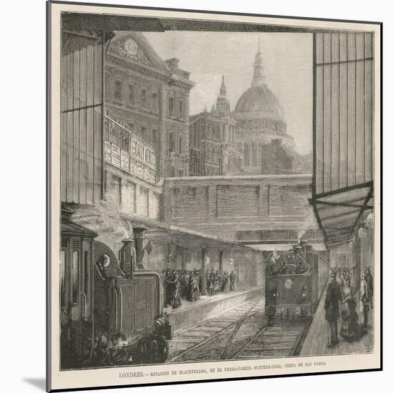 Blackfriars Station-null-Mounted Art Print