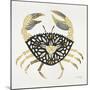 BlackGold-Crab-Artprint-Cat Coquillette-Mounted Premium Giclee Print