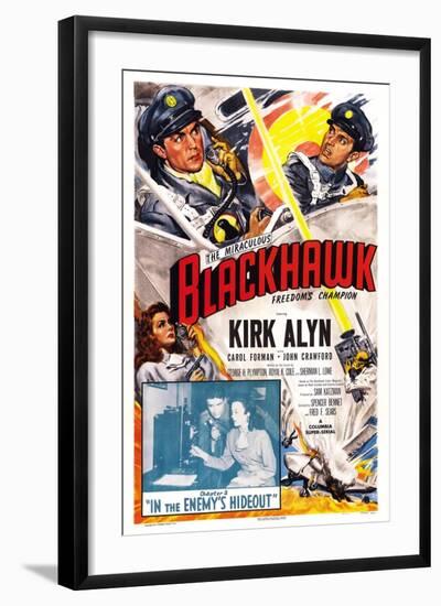 Blackhawk: Fearless Champion of Freedom-null-Framed Art Print