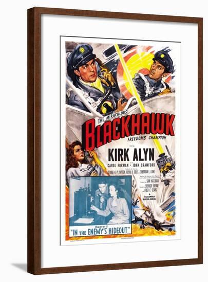 Blackhawk: Fearless Champion of Freedom-null-Framed Art Print