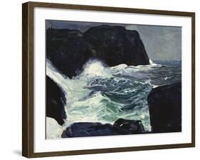 Blackhead and Sea-George Wesley Bellows-Framed Giclee Print