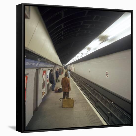 Blackhorse Road Tube Station on the Victoria Line, London, 1974-Michael Walters-Framed Stretched Canvas