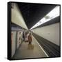 Blackhorse Road Tube Station on the Victoria Line, London, 1974-Michael Walters-Framed Stretched Canvas