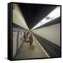 Blackhorse Road Tube Station on the Victoria Line, London, 1974-Michael Walters-Framed Stretched Canvas