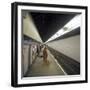 Blackhorse Road Tube Station on the Victoria Line, London, 1974-Michael Walters-Framed Photographic Print