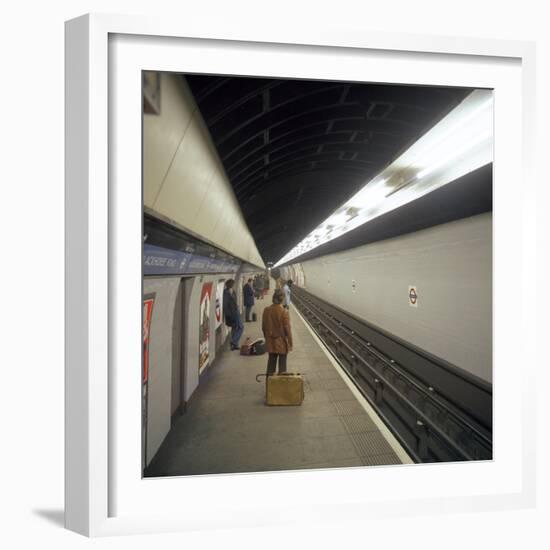 Blackhorse Road Tube Station on the Victoria Line, London, 1974-Michael Walters-Framed Photographic Print