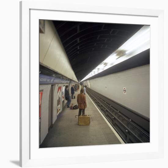 Blackhorse Road Tube Station on the Victoria Line, London, 1974-Michael Walters-Framed Photographic Print