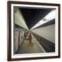 Blackhorse Road Tube Station on the Victoria Line, London, 1974-Michael Walters-Framed Photographic Print