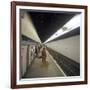 Blackhorse Road Tube Station on the Victoria Line, London, 1974-Michael Walters-Framed Photographic Print