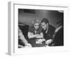 Blackjack Game in Progress at Las Vegas Club-Peter Stackpole-Framed Photographic Print