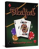 Blackjack-Mike Patrick-Stretched Canvas