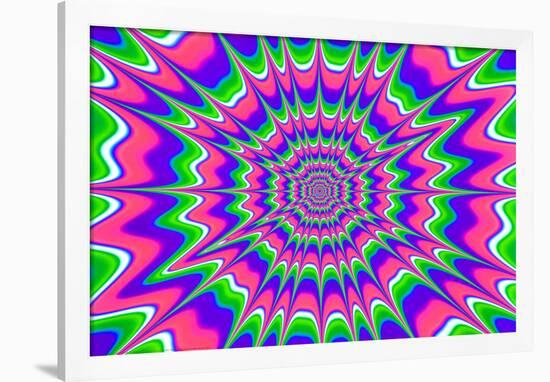 Blacklight Creeper-null-Framed Blacklight Poster